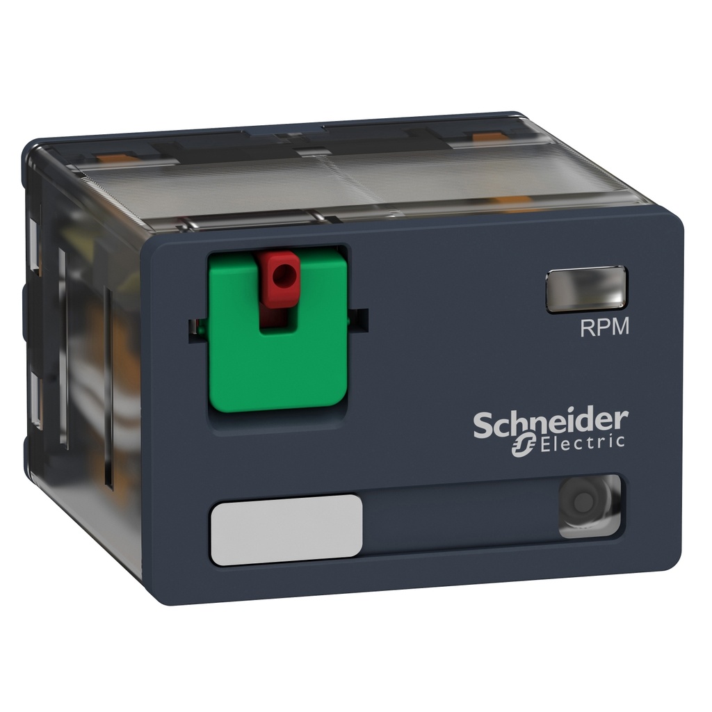 Relevo De Potencia Enchufable 120Vac 14 Pines Con Indicador Led 15A Contactos Schneider