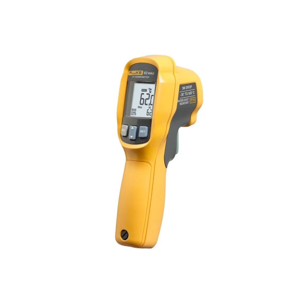[FLUKE-62 MAX+ ESPR] Termometro Ir Doble Laser -30 °C A 650 °C Ip54 Distancia 12:1 Bateria Aa Fluke 4241021