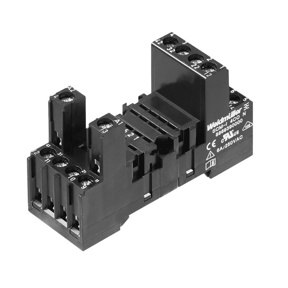Base Rele 11 Pines 3 Contactos 250Vac 10A Conexion Tornillo Weidmuller _8869410000