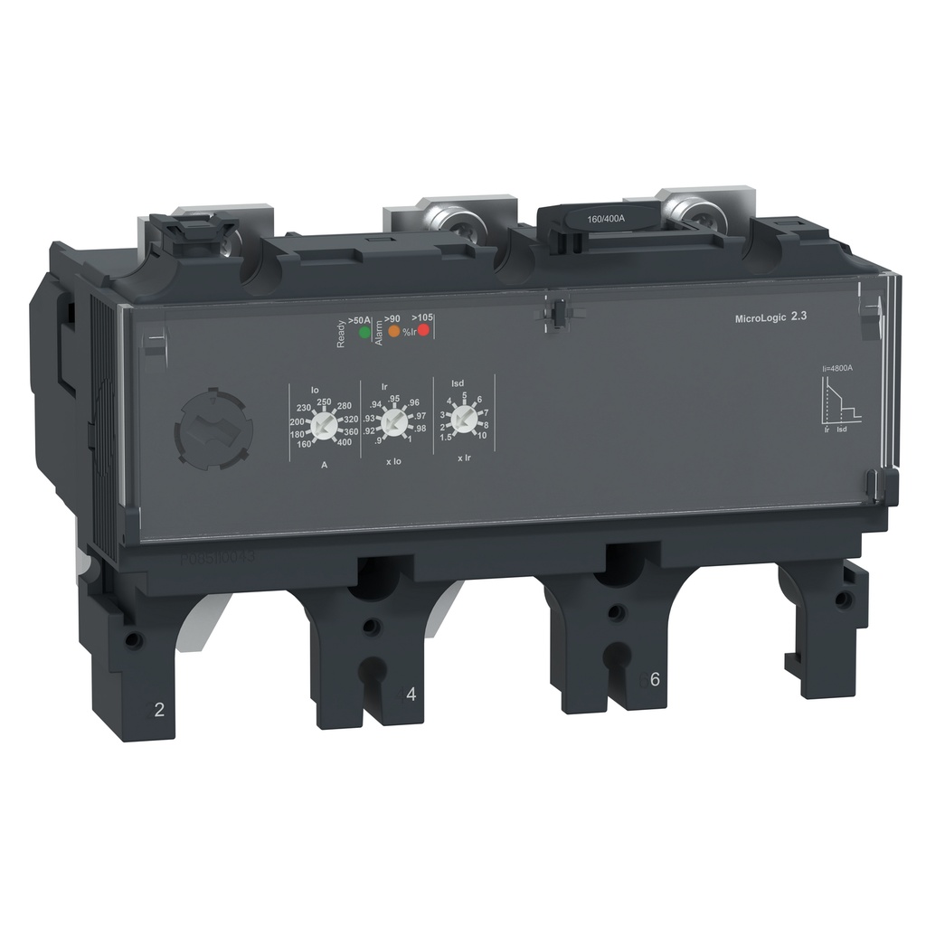C4032D400 Unidad De Control Micrologic 2.3 Para Interruptores Nsx 400/630 400A 3 Polos Schneider