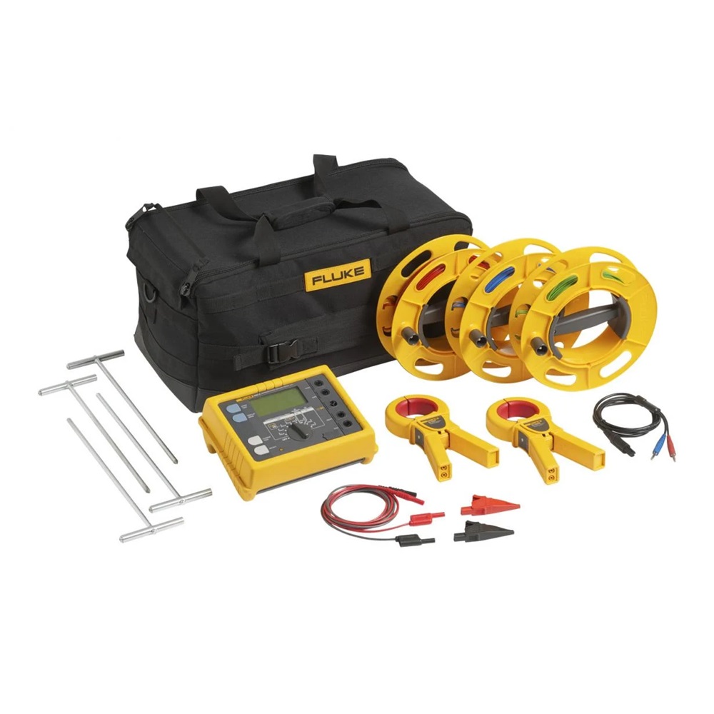 [FLUKE-1625-2 KIT] Kit Comprobador De Puesta A Tierra Telurometro 4 Estacas Fluke 4325181