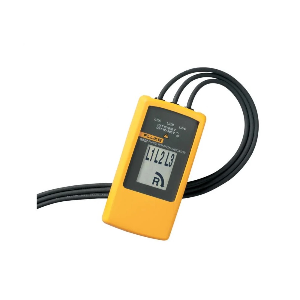 [FLUKE-9040] Indicador De Rotacion De Fases Para Sistemas Trifasicos Pantalla Lcd 40-700V Ip40 Fluke 2435050