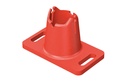 Accesorio Pie Soporte Bandeja Rejiband Alto 40Mm Rojo Pemsa