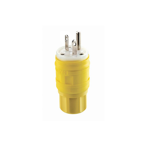 Clavija 20A 125V Nema 520P 2P 3W Ip67 Wetguard Leviton