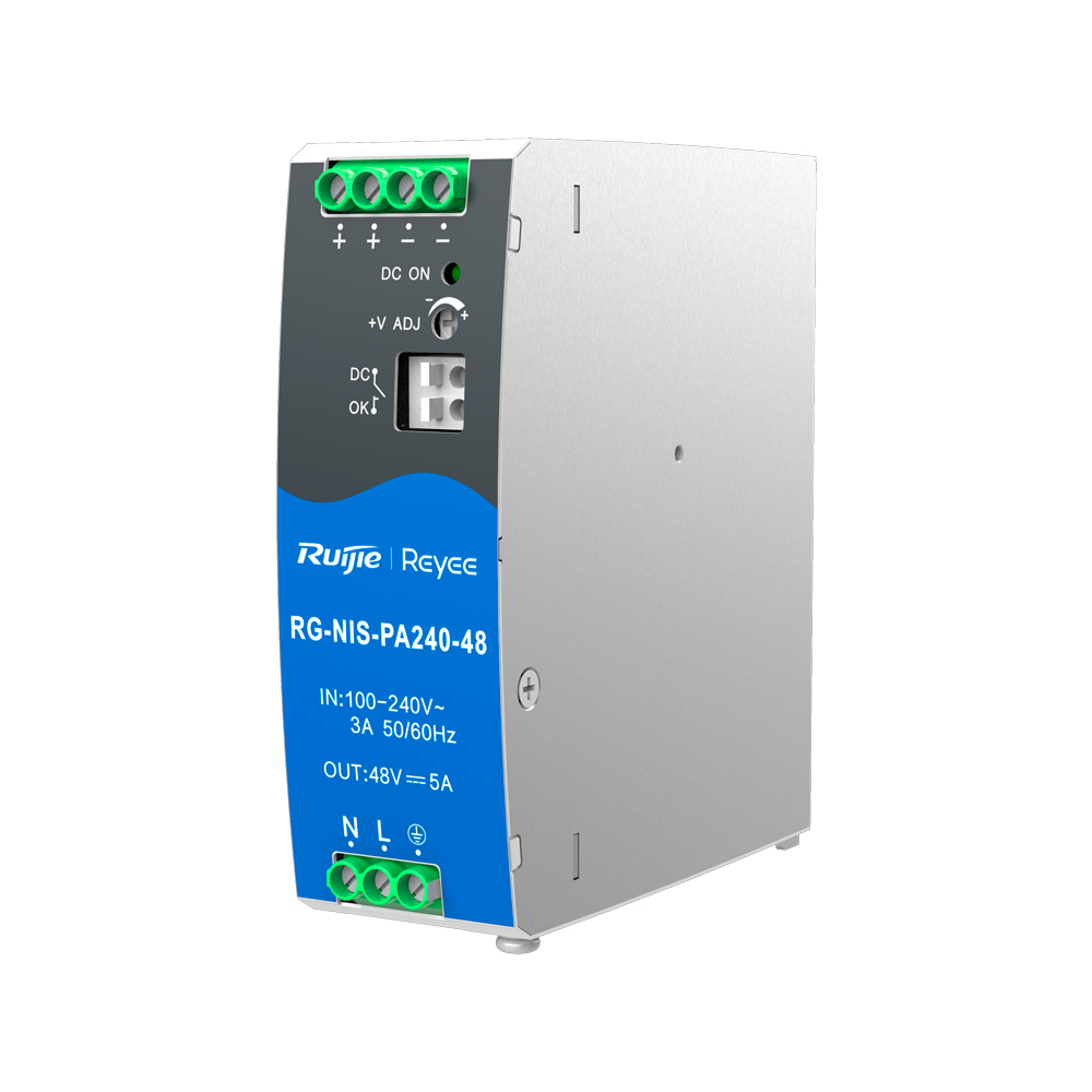 [RG-NIS-PA120-54] Fuente De Alimentacion Ac/Dc 120W Montaje En Riel Para Switch Industrial Rg-Nis2100 Ruijie