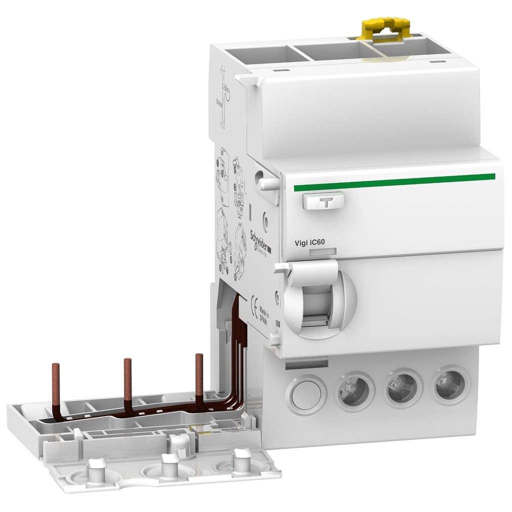 Interruptor Diferencial 25A Vigi Acti9 3 Polos 30Ma 400-415Ac Riel Din Ip40 Schneider