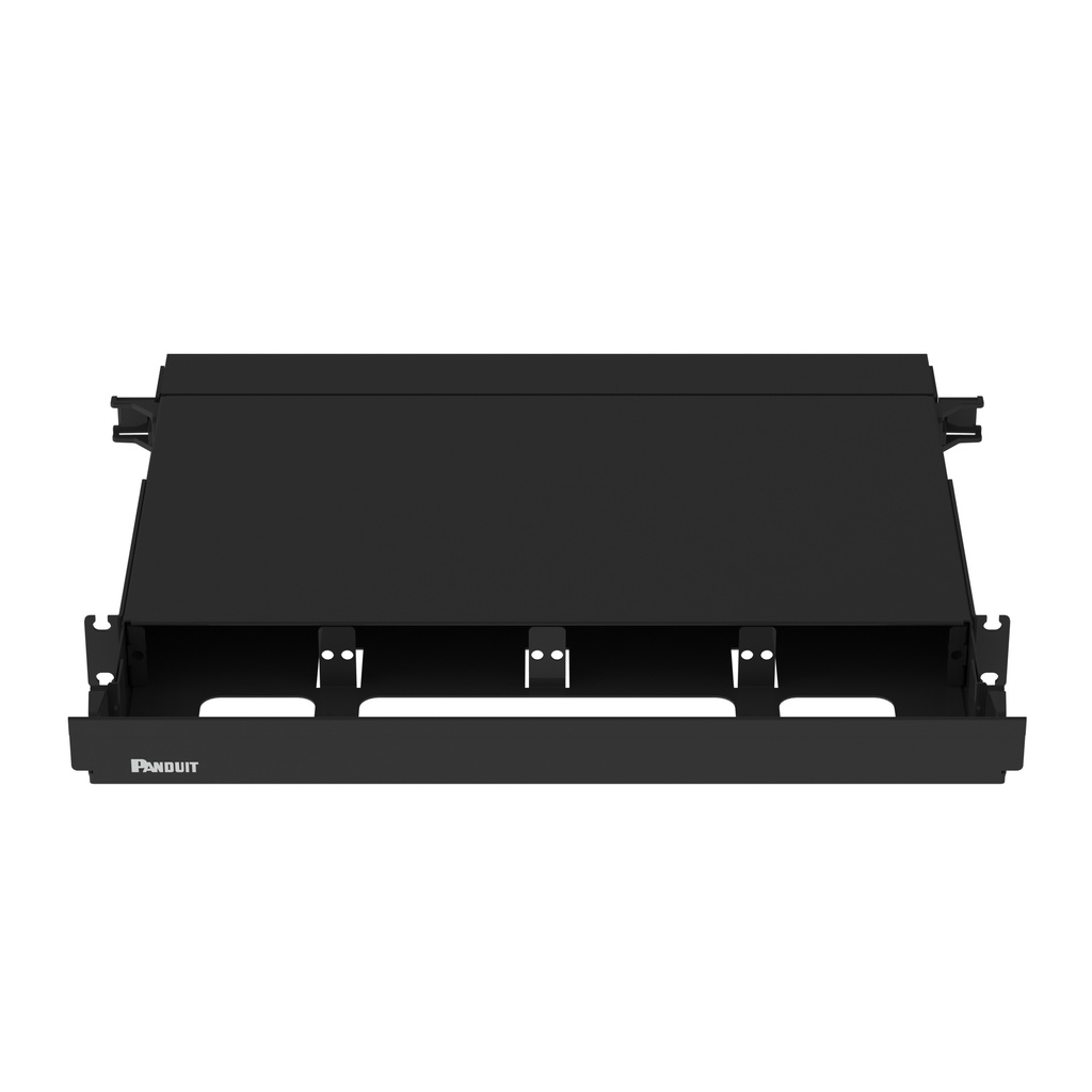 Bandeja Fibra 1 Unidad Rack Deslizable P/4 Placas Con Acceso Frontal Panduit