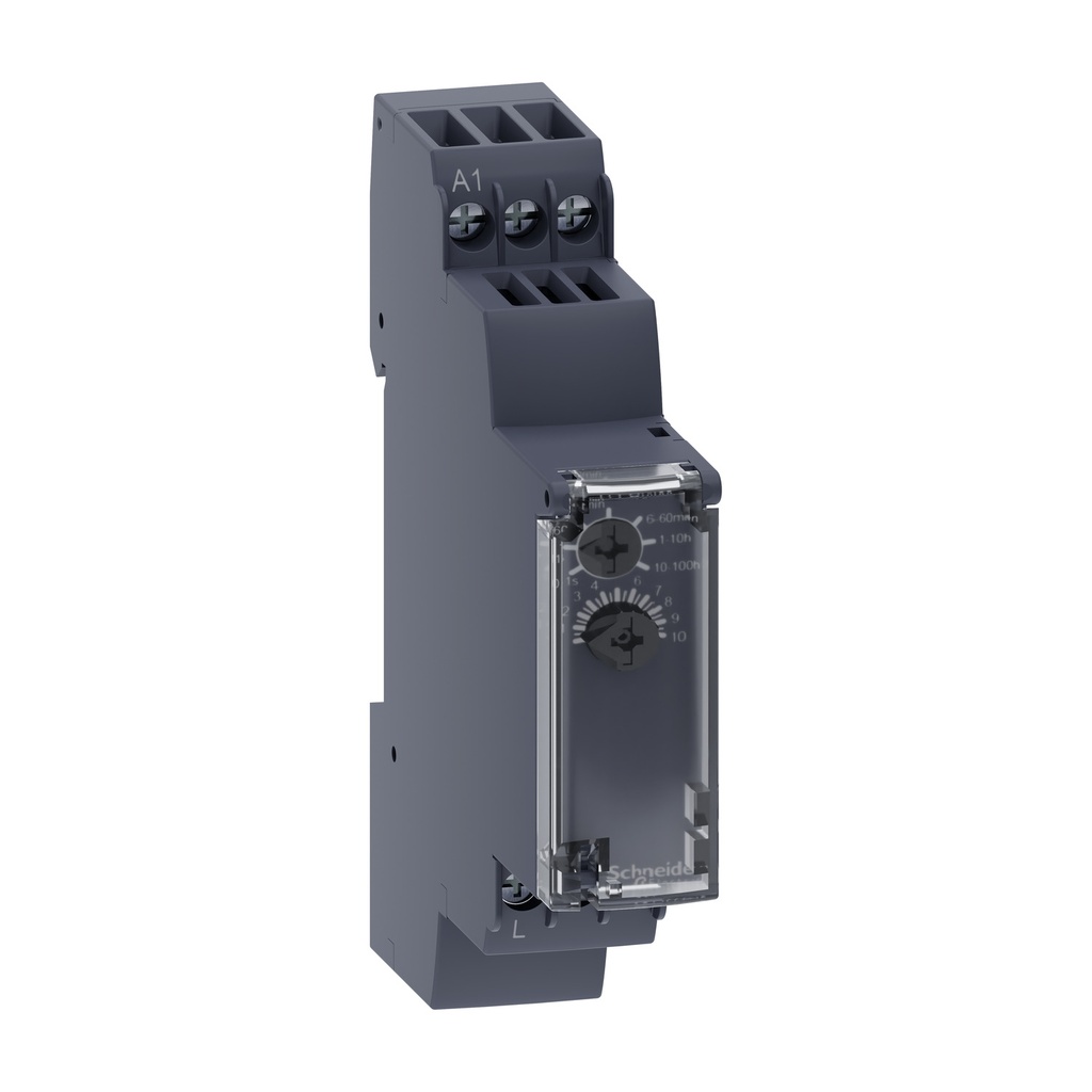 [RE17LAMW] Rele Temporizado 24-240Vac/Cc 0.1Seg - 100H Estado Solido Al Trabajo Schneider