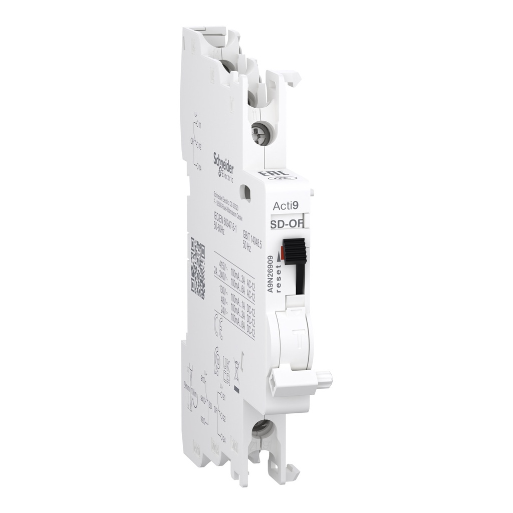 Contacto Auxiliar Acti 9 2C/O 100Ma A 6A 2Vac A 415Vac 24Vdc A 130Vdc Schneider