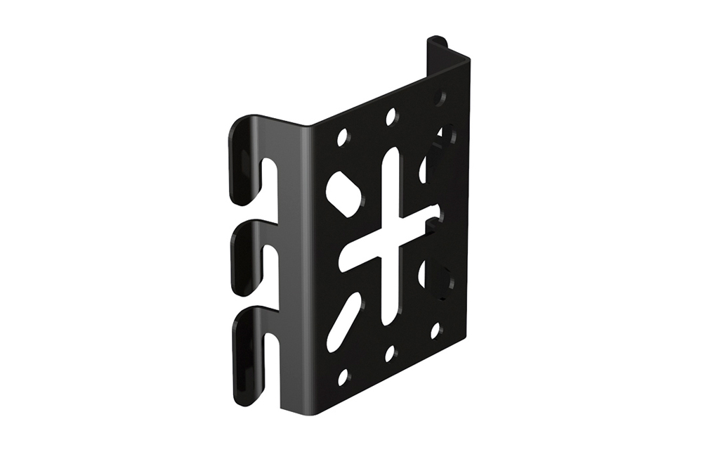 [62086010] Soporte Mini Montaje A Pared Black C8 P/Bandeja 100-150Mm Rejiband Pemsa