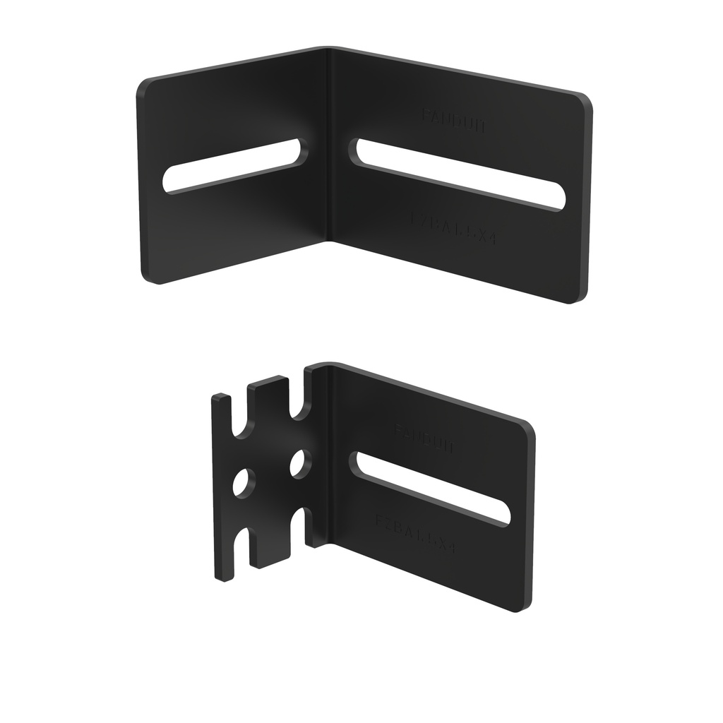Soporte En Z Canaleta Fiberrunner Ajustable 1.5 A 4 Pulg Panduit