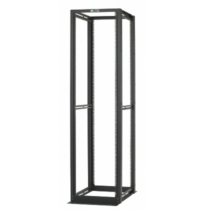 Rack 4 Postes Panduit 19 2441X591X762Mm 52U 2500Lb Negro Capacidad