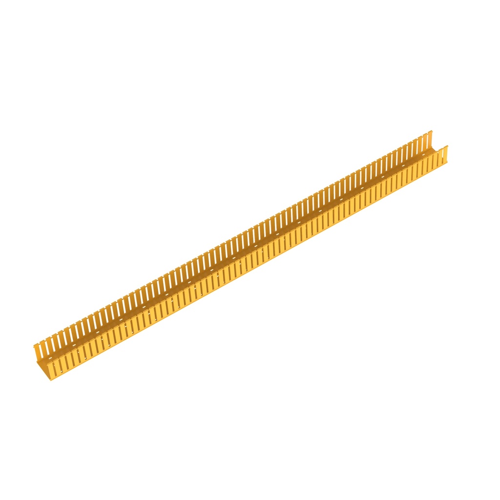 Canaleta Ranurada 4X4 Fiberrunner Amarillo Tramo X 1.8Mts Amarillo Panduit