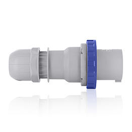 [W463-P9] Clavija 63A 208/250V 3P+N+T 9H Azul Ip66 Iec60309 Leviton