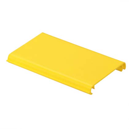 Tapa P/Ducto Fiber Runner 4X4 Amarillo Tramo X 1.8Mts Panduit