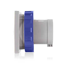 [W463-B9] Clavija Empotrar 63A 208/250V 3P+N+T 9H Azul Ip66 Iec60309 Leviton