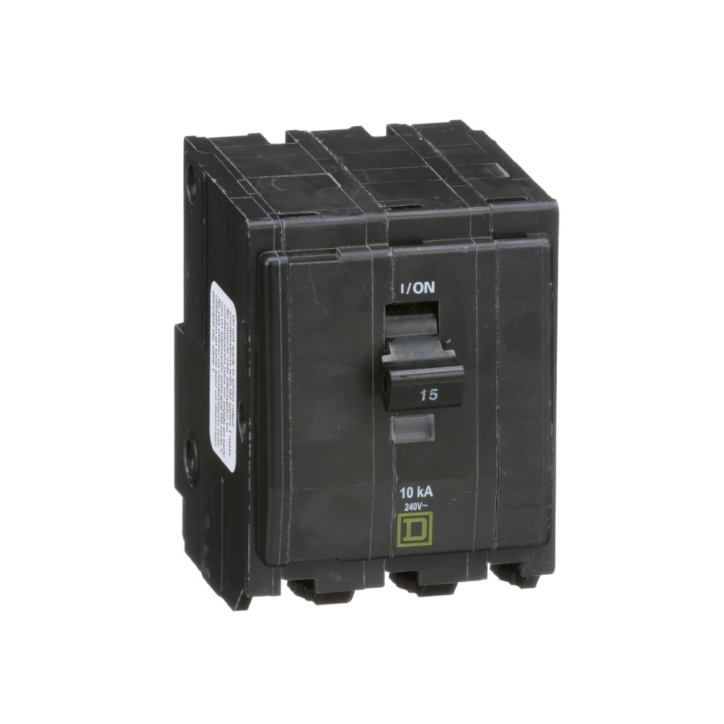 Interruptor 15A 3 Polos Encufable 10Ka A 120-240Vac Termomagnetico Schneider