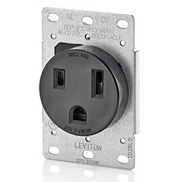 Toma 50A 250V 2P+T Para Caja Nema 650R Leviton