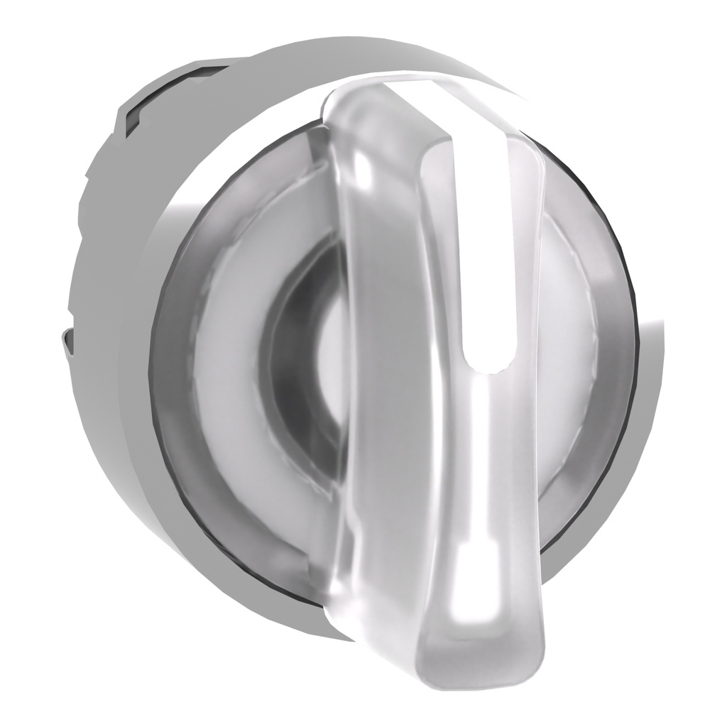Cabeza Interruptor Selector 3 Posiciones Luminoso 22Mm Blanco Xb4 Schneider
