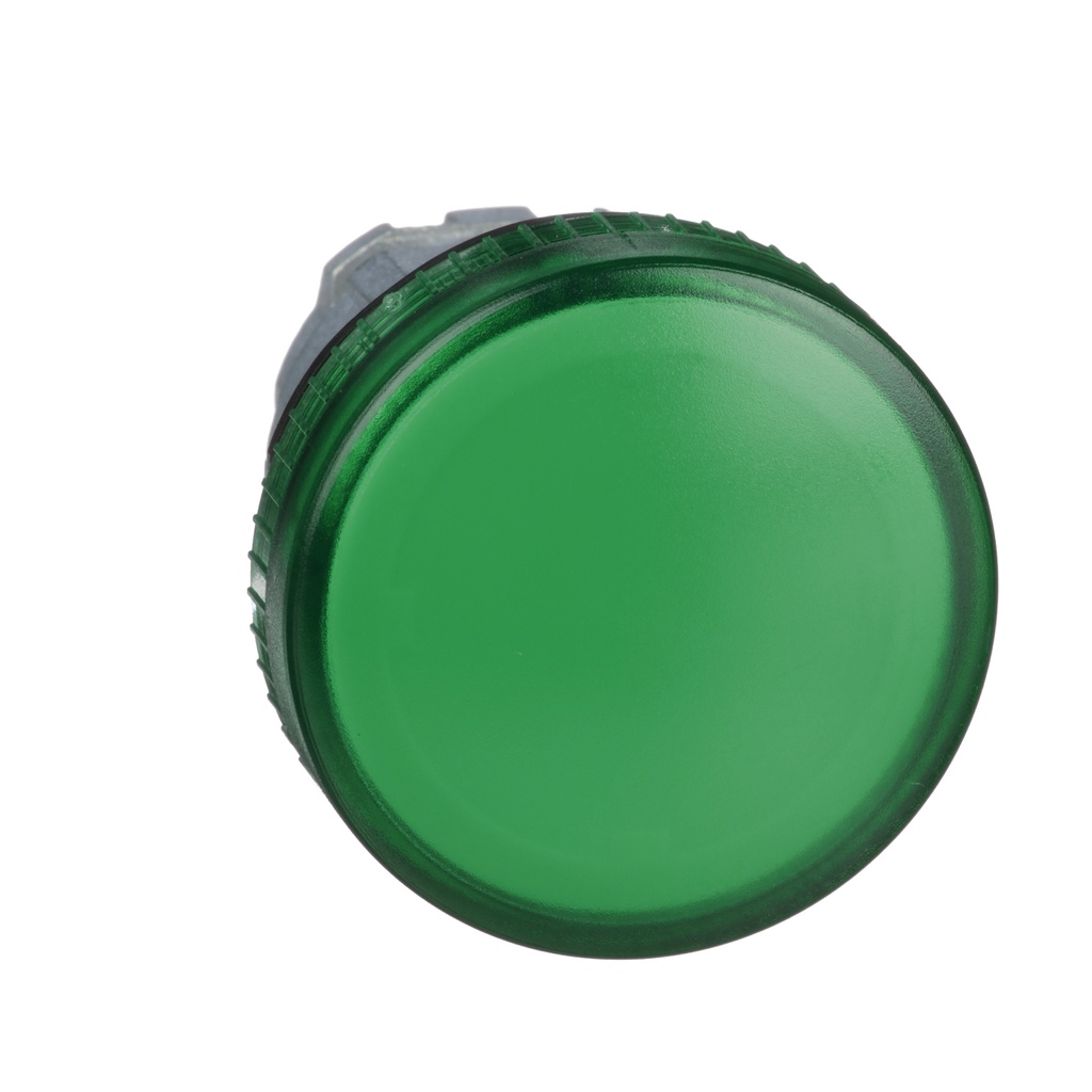 Cabeza P/Luz Piloto 22Mm Liso Verde Xb4 Schneider
