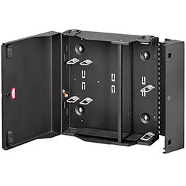 [5WLRG-12C] Caja De Fibra De Pared Vacio Para Fibra Optica Hasta 12 Acoples Sdx Leviton