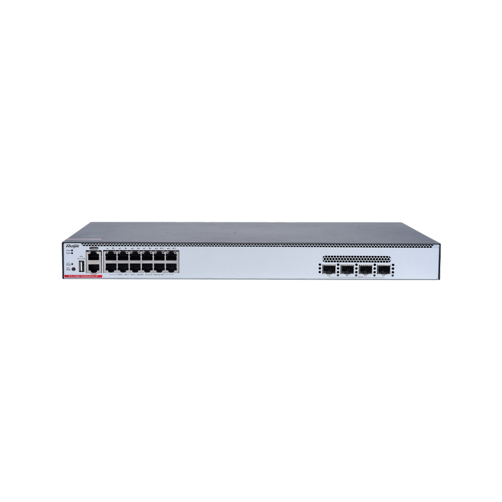 [RG-CS86-12XMG4VS-UP] Switch 12 Puertos Poe 370W 10G + 4 Puertos Sfp 25G Administrable Conmutacion 440Gbps/2.56Tbps Ruijie