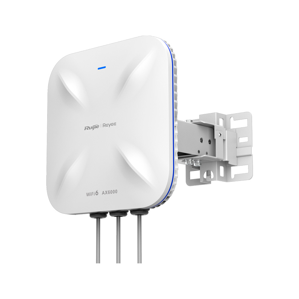 [RG-RAP6260(H)] Access Point Puerto Rj45 2.5Gbps + Sfp 1Gbps 130 Usuarios Doble Banda Mu-Mimo 4X4 Wifi 6 Montaje Exterior Ip68 Ruijie